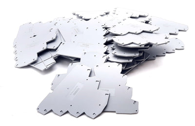 New – Open box Lot of 49 Phoenix Contact D-PT 4-PE/3AL Terminal End Cover 104.5mmx92mmx2.2mm