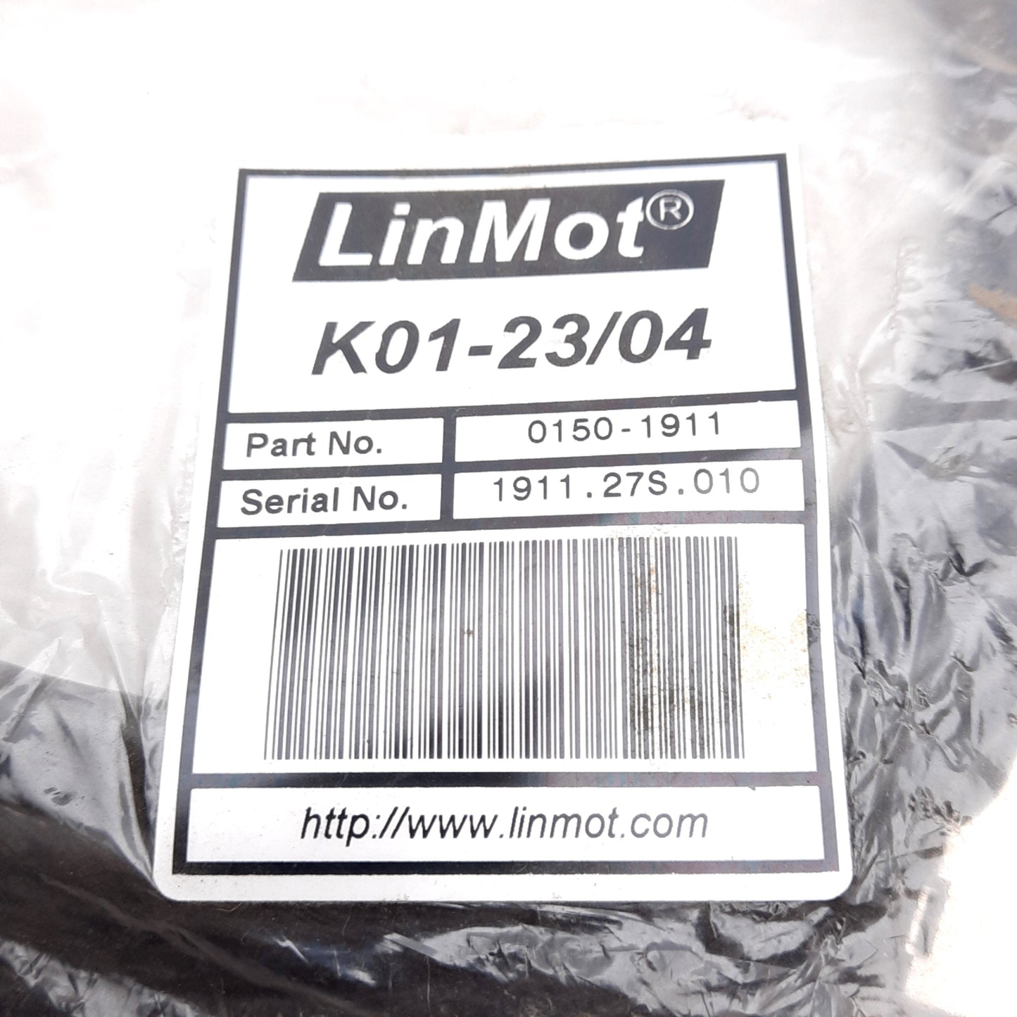 New LinMot K01-23/04 Motor Cable, D-Sub 9-Pin Male to D-Sub 9-Pin Female, 4m Long