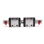 Used THK 2RSR7+70L Linear Slide Rail w/ Carriages, 22x17x8mm Carriage, 70mm Rail