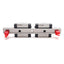 Used THK 2RSR7+70L Linear Slide Rail w/ Carriages, 22x17x8mm Carriage, 70mm Rail