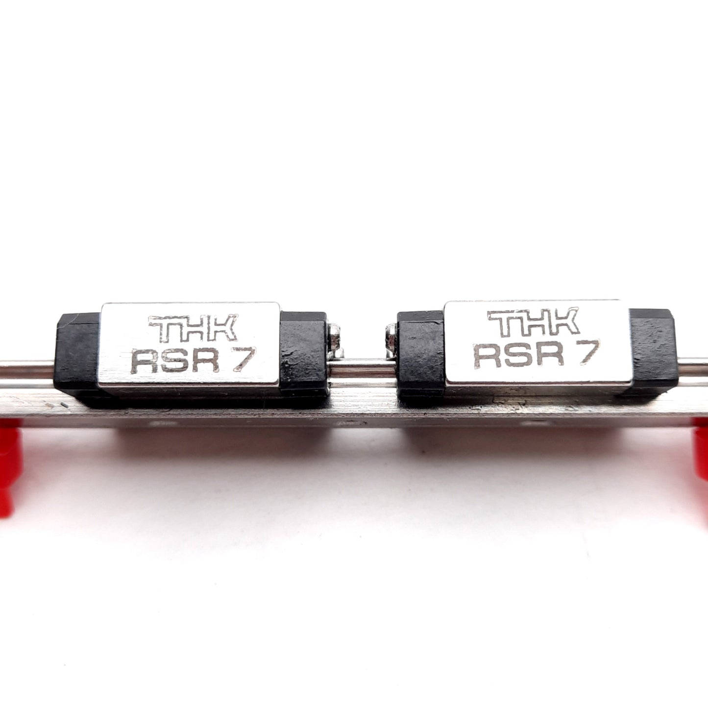 Used THK 2RSR7+70L Linear Slide Rail w/ Carriages, 22x17x8mm Carriage, 70mm Rail