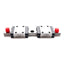 Used THK 2RSR7+70L Linear Slide Rail w/ Carriages, 22x17x8mm Carriage, 70mm Rail