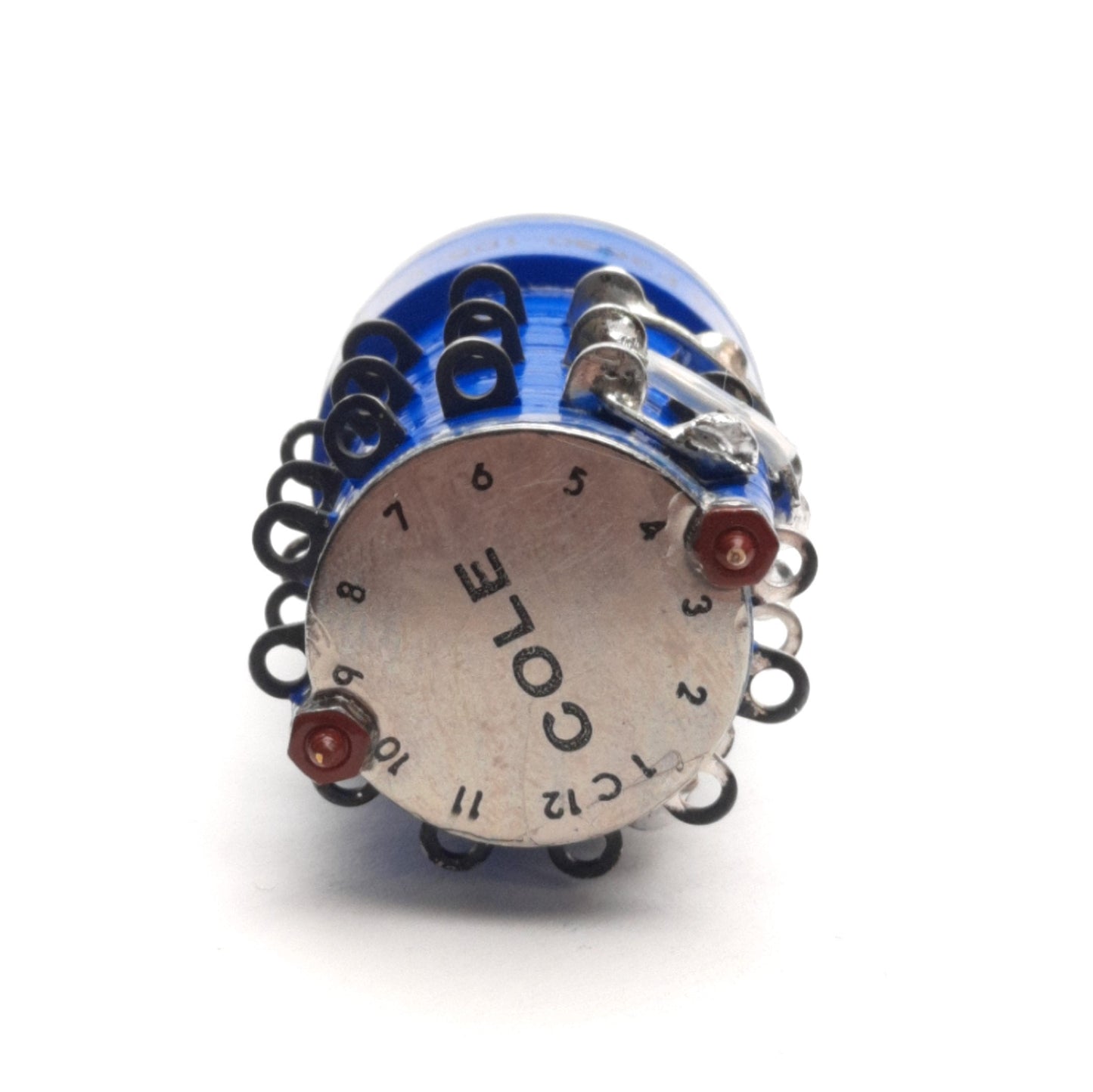 Used Cole Switch F3630-105-03 Rotary Switch, 1-Pole, 5-Pos, 6 Amp Rating, 1/2" Shaft