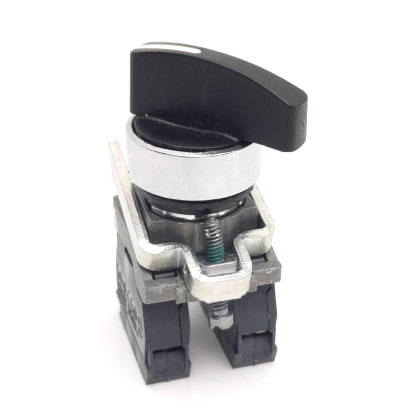 Used Schneider Electric ZB4BJ2 2-Position Selector Switch W/ 1NO & NC, 600V 10A, 22mm