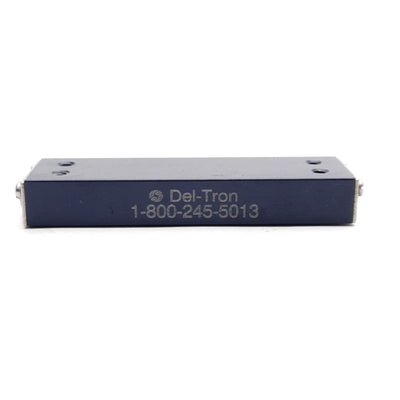 Used Del-Tron D-2 Crossed Roller Slide 1in Travel 8lb Load 2.06x0.56x0.32in 2-56UNC