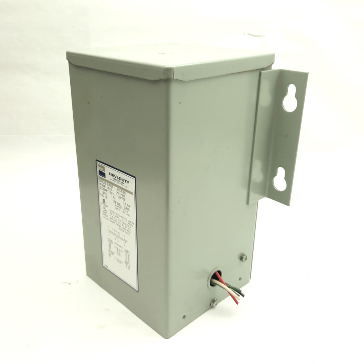Used EGS Hevi Duty HS12F2AS Transformer, 120/277VAC Primary, 120/240VAC Secondary