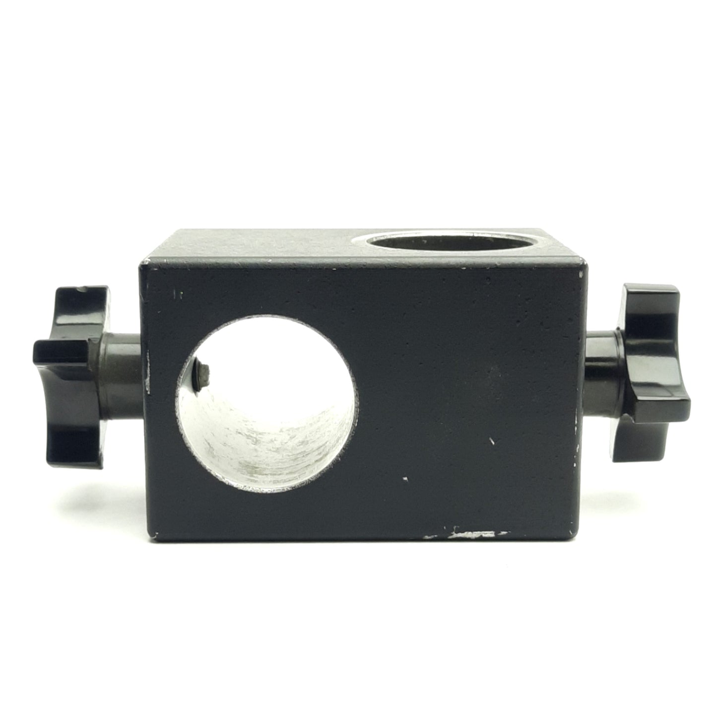 Used Microscope Boom Arm Stand 90° 2-Axis Pole Clamp, For 1.5" Diameter Poles
