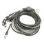 Used Adept 10332-01375 Four Camera Breakout Cable For RS-170 Cameras, 1.8 Meters