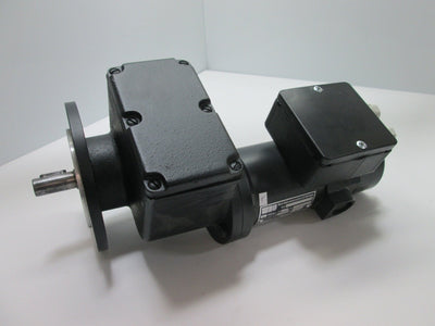 Used WEG EPG 023L1 G24 Gearmotor 240:1 12.5RPM Output 24VDC 3.5A 14mm Shaft