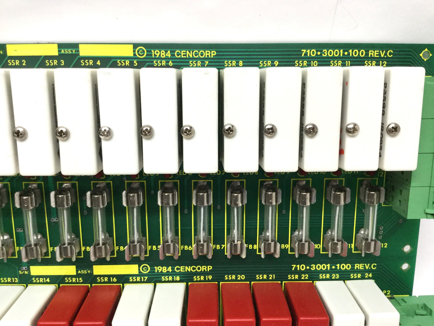 Used Cencorp 710-3001-100 I/O Solid State Relay Module Circuit Board 24-Channel