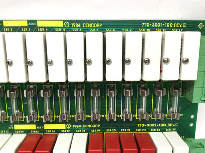 Used Cencorp 710-3001-100 I/O Solid State Relay Module Circuit Board 24-Channel