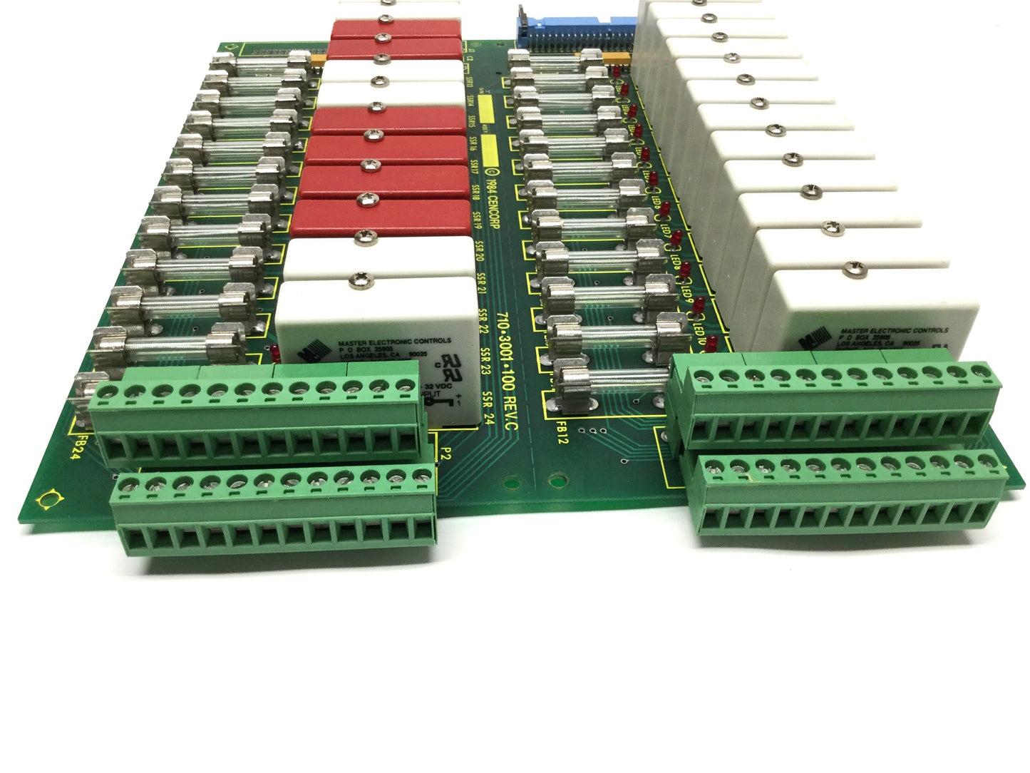 Used Cencorp 710-3001-100 I/O Solid State Relay Module Circuit Board 24-Channel