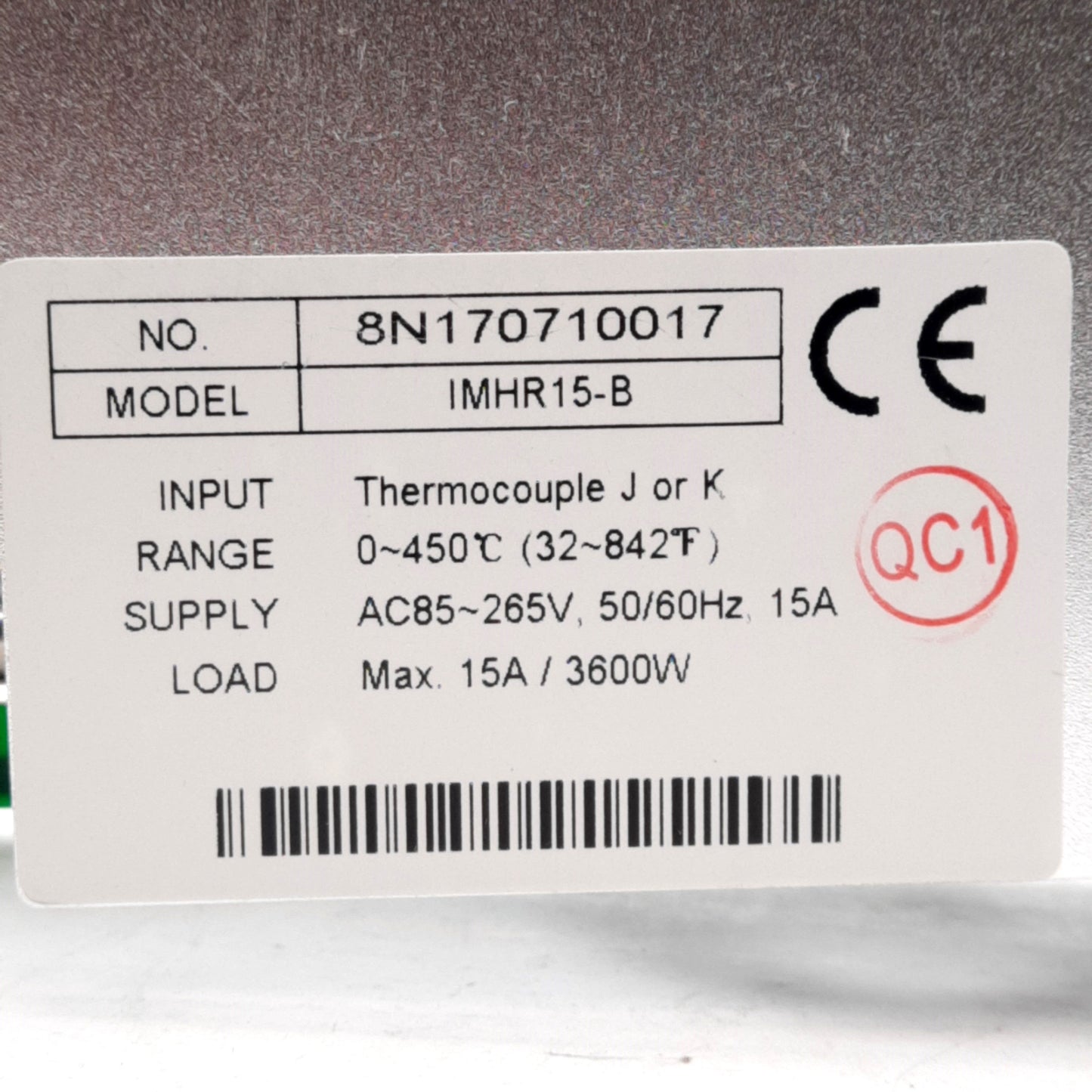 Used Hot Runner Controller IMHR15-B Temperature Controller, 0-450°C, 85-265VAC 15A