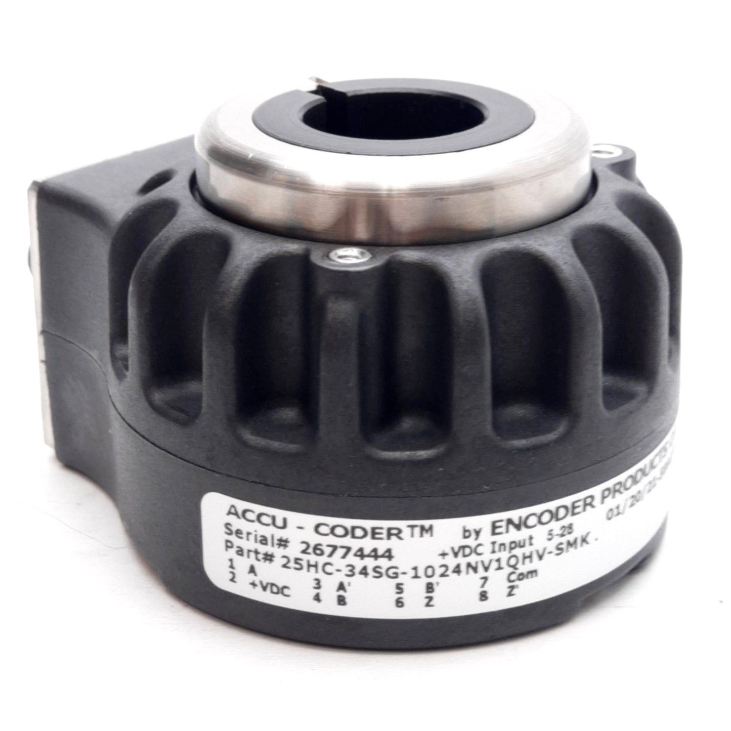 New Accu-Coder 25HC-34SG-1024NV1QHV-SMK Incremental Encoder, ø34mm Bore, 1024cpr