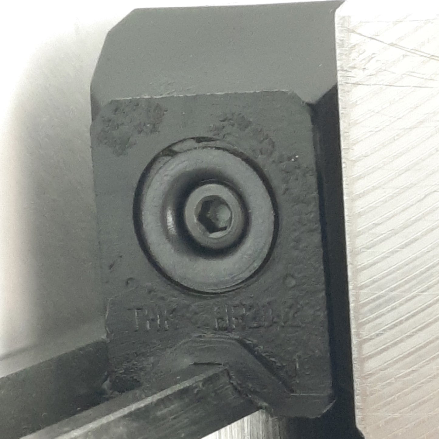 Used THK HR2042 Carriage & 820mm Rail 17kN Dynamic Radial Load Ball Bearing, Old Type
