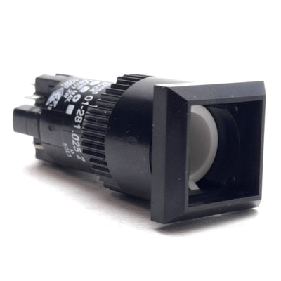 New EAO 01-281.0252 Pushbutton Switch, Maintained, Square, DPST NO/NC, 250VAC 5A