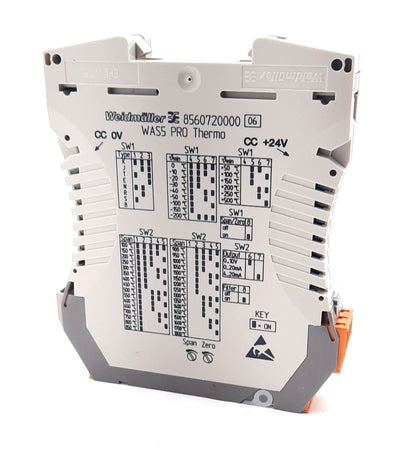 Used Weidmuller 8560720000 WAS5 PRO THERMO/DC Signal Conditioner 19-28VDC