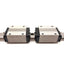 New THK HSR15R2SSM+915LHM Linear Slide Rail w/ Carriages, 915mm, 56.6x34mm Carriage