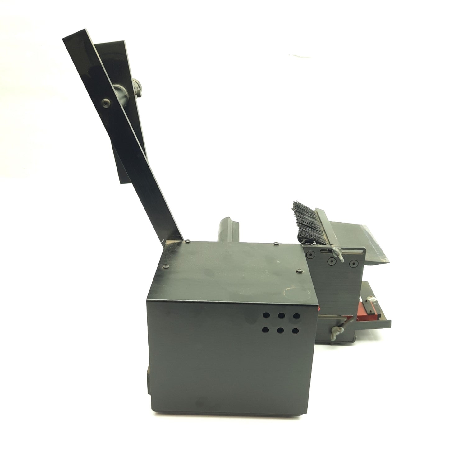Used Start International LD5000 Automatic Label Dispenser, 7" Per Second Max, 120VAC