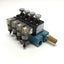 Used Bank of 4 MAC 35A-SAC-DDAJ-4KG Solenoid Valves 2-Position 3-Way NC 24VDC 1/4"NPT