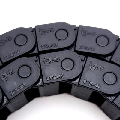New Igus 07.16.038 Energy Chain 38mm Bending Radius 16x10mm Inner 2ft Long