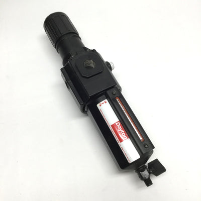 Used Dayton 4ZK94 Air Filter/Pressure Regulator 250psi In, 5-150psi, 3/8" NPT, 40µm