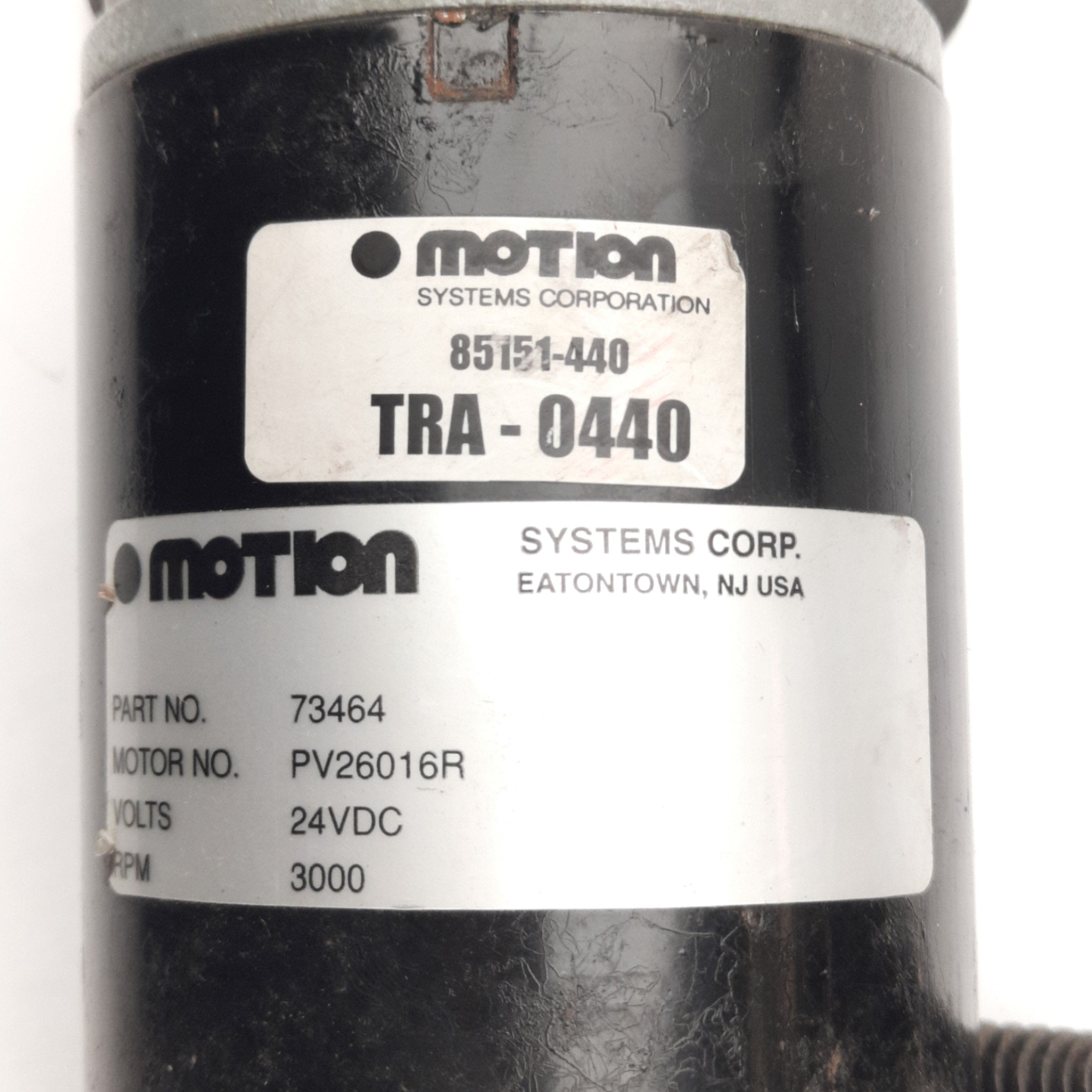 Motion Systems 73464 TRA-0440 Actuator For TDX3 Power Chair, 24VDC