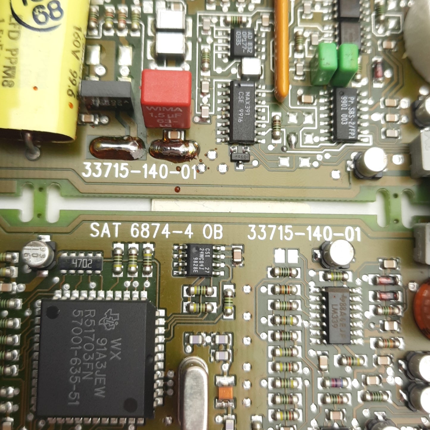Used Speeline Camalot 33715-140-01 65535-140-00 Control Board, Model 1818 Dispenser