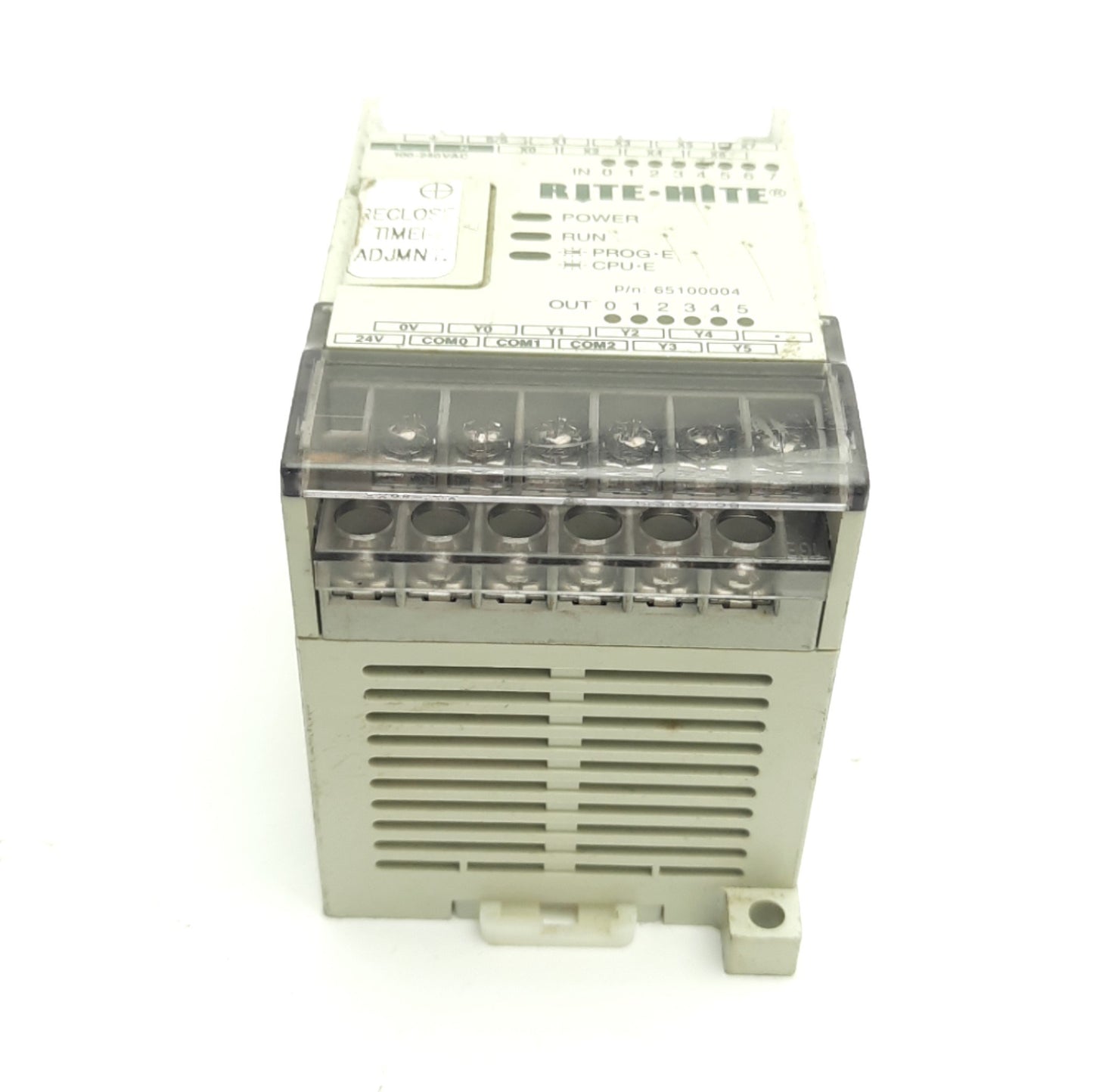 Used Rite-Hite 65100004 Programmable Logic Controller, 240V Supply, 240V 2.5A Load