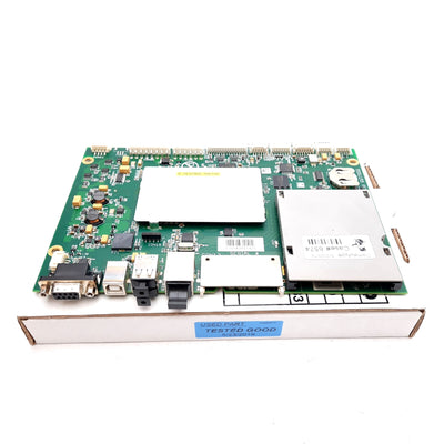 Used CAB 5551155 V12 Motherboard For A4+/300P Printer D-Sub 9-Pin, RJ45, USB-B, USB-A