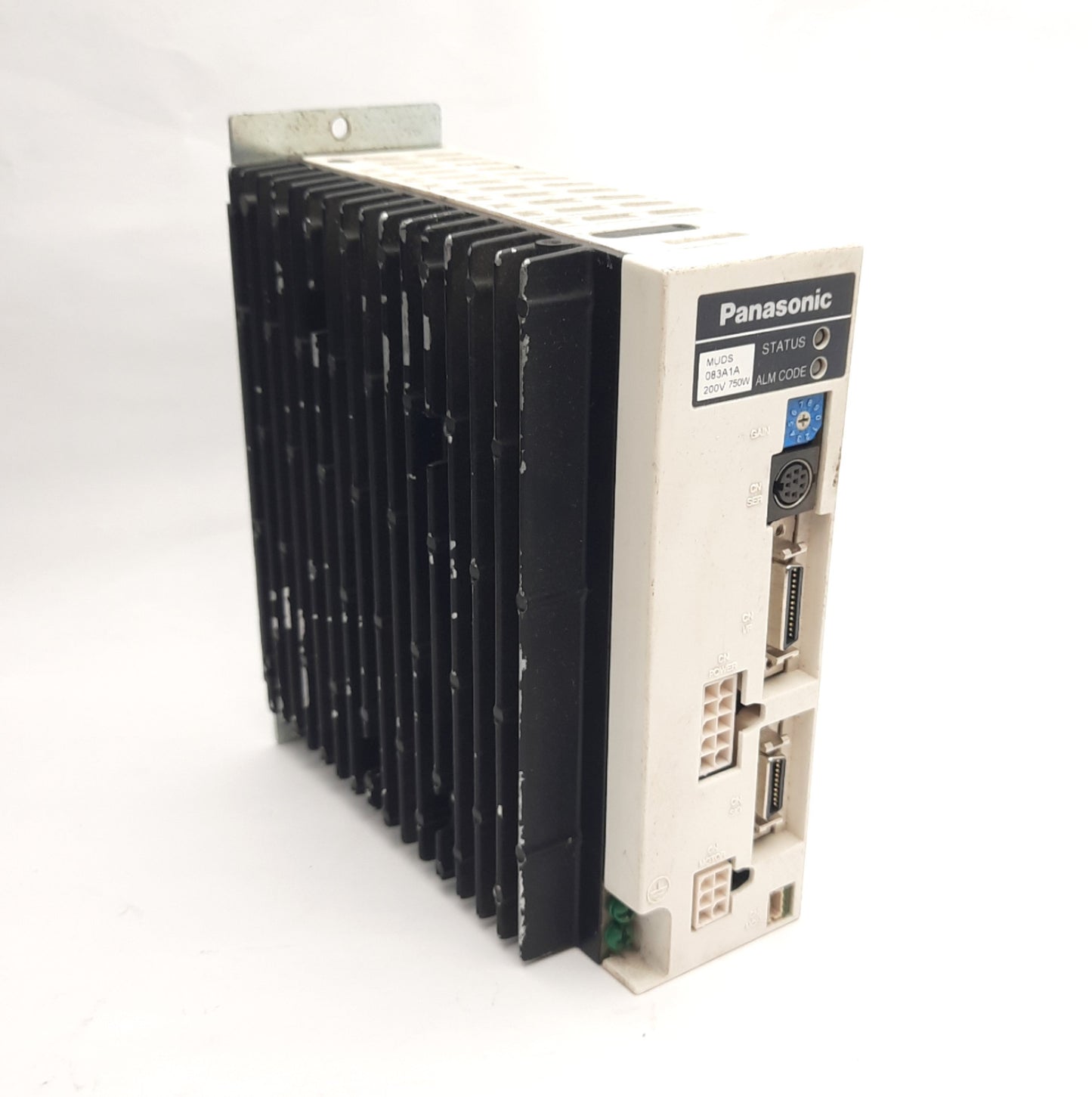Used Panasonic MUDS083A1A Servo Drive, 200-230VAC 3-Ph Input, 116V 4.3A 750W Output