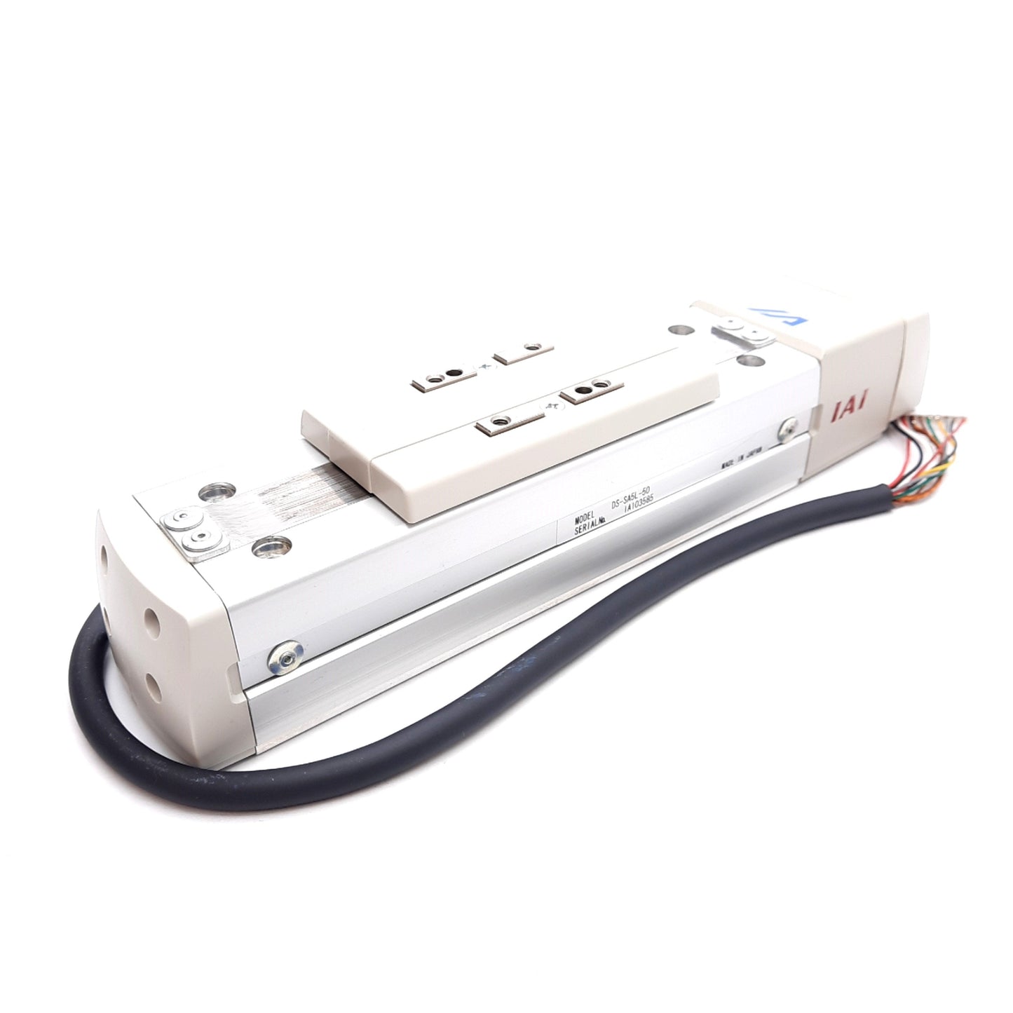 Used IAI DS-SA5L-50 Linear Actuator, 24VDC 20W, 50mm Stroke, 3mm Lead, 200mm/s, 65.7N