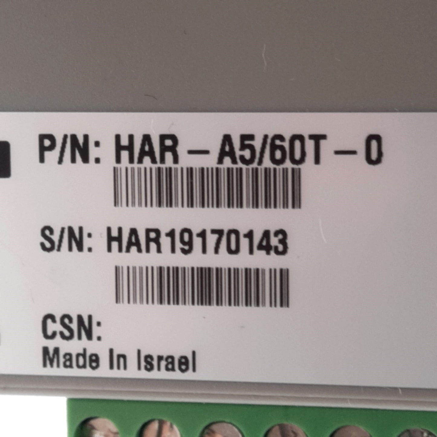 Used Elmo HAR-A5/60T-0 Harmonica Digital Servo Drive, 5A 60VDC, 250W, RS232/CANopen