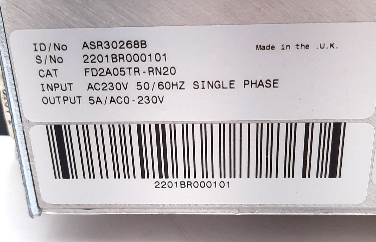 New Baldor FD2A05TR-RN20 Servo Drive Flex Drive Servo Control 230VAC 5A 24VDC RS232