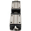 Used NSK LAH20-AN Dual Carriage Linear Rail, 520mm, 69.8x44x30mm Carriage, M6x0.75