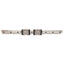 Used NSK LAH20-AN Dual Carriage Linear Rail, 520mm, 69.8x44x30mm Carriage, M6x0.75