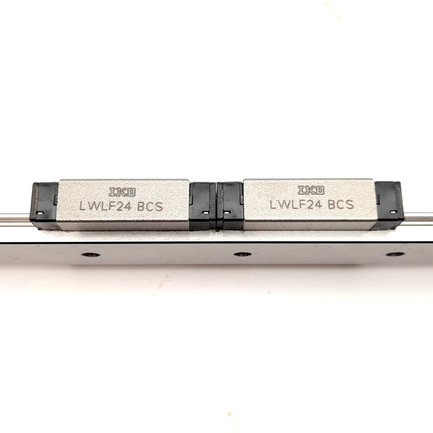 Used IKO LWLF24C2R600B Dual Carriage Linear Slide, 600mm Rail, 44x40x14mm, 4310N