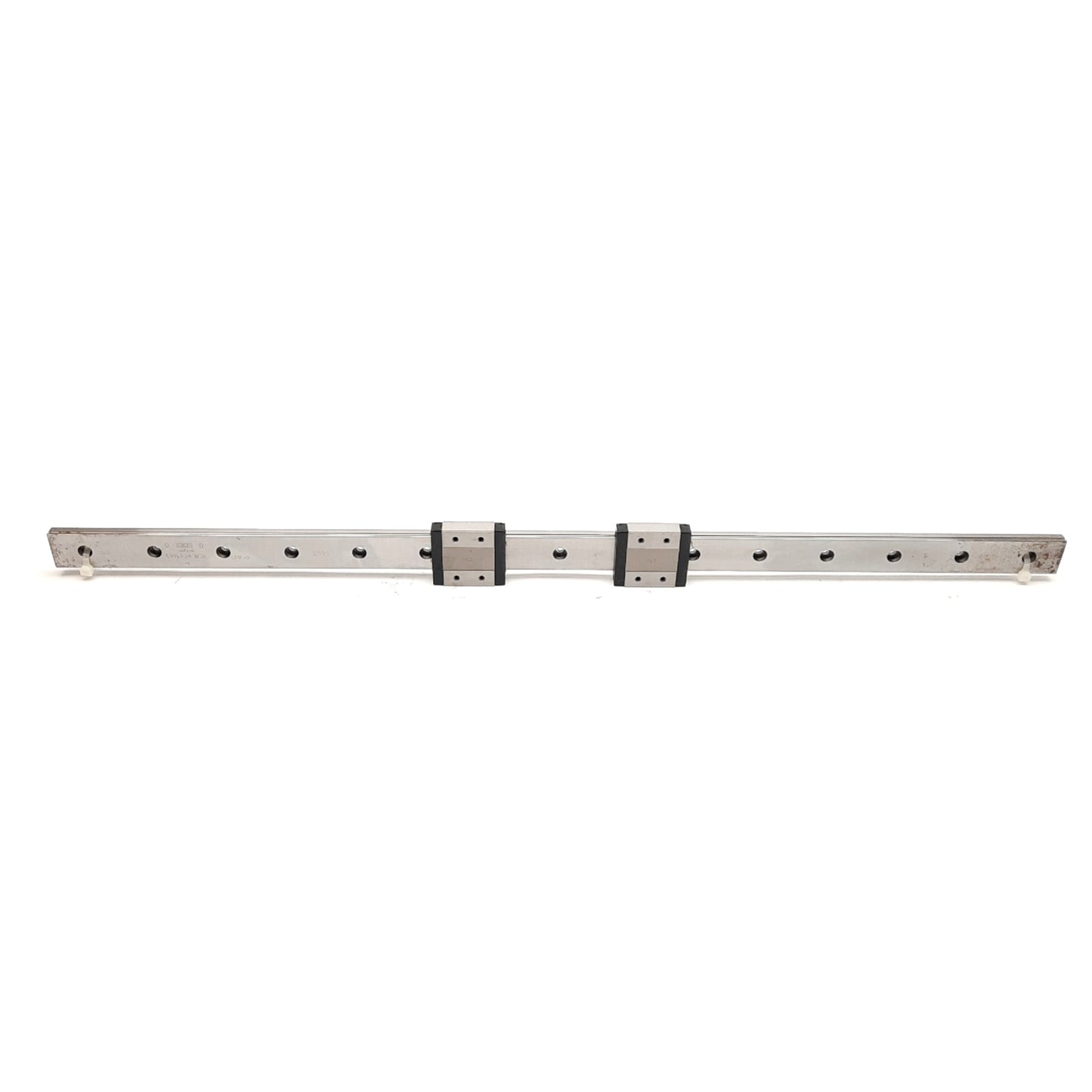 Used IKO LWLF24C2R600B Dual Carriage Linear Slide, 600mm Rail, 44x40x14mm, 4310N