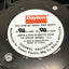 Used Dayton 3VU71 Round Ball Bearing Axial Fan Ø10" x 3.5" D, 115VAC, 22CFM, 1600RPM