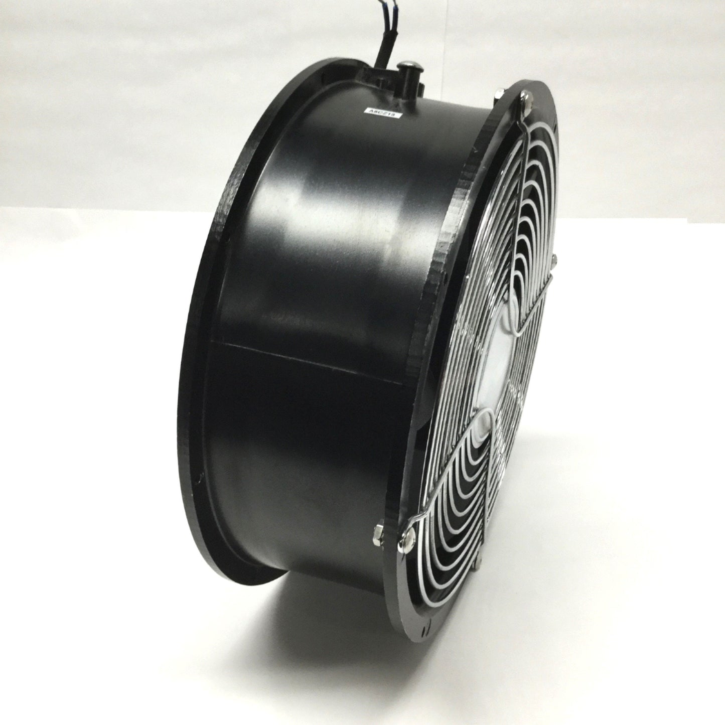Used Dayton 3VU71 Round Ball Bearing Axial Fan Ø10" x 3.5" D, 115VAC, 22CFM, 1600RPM
