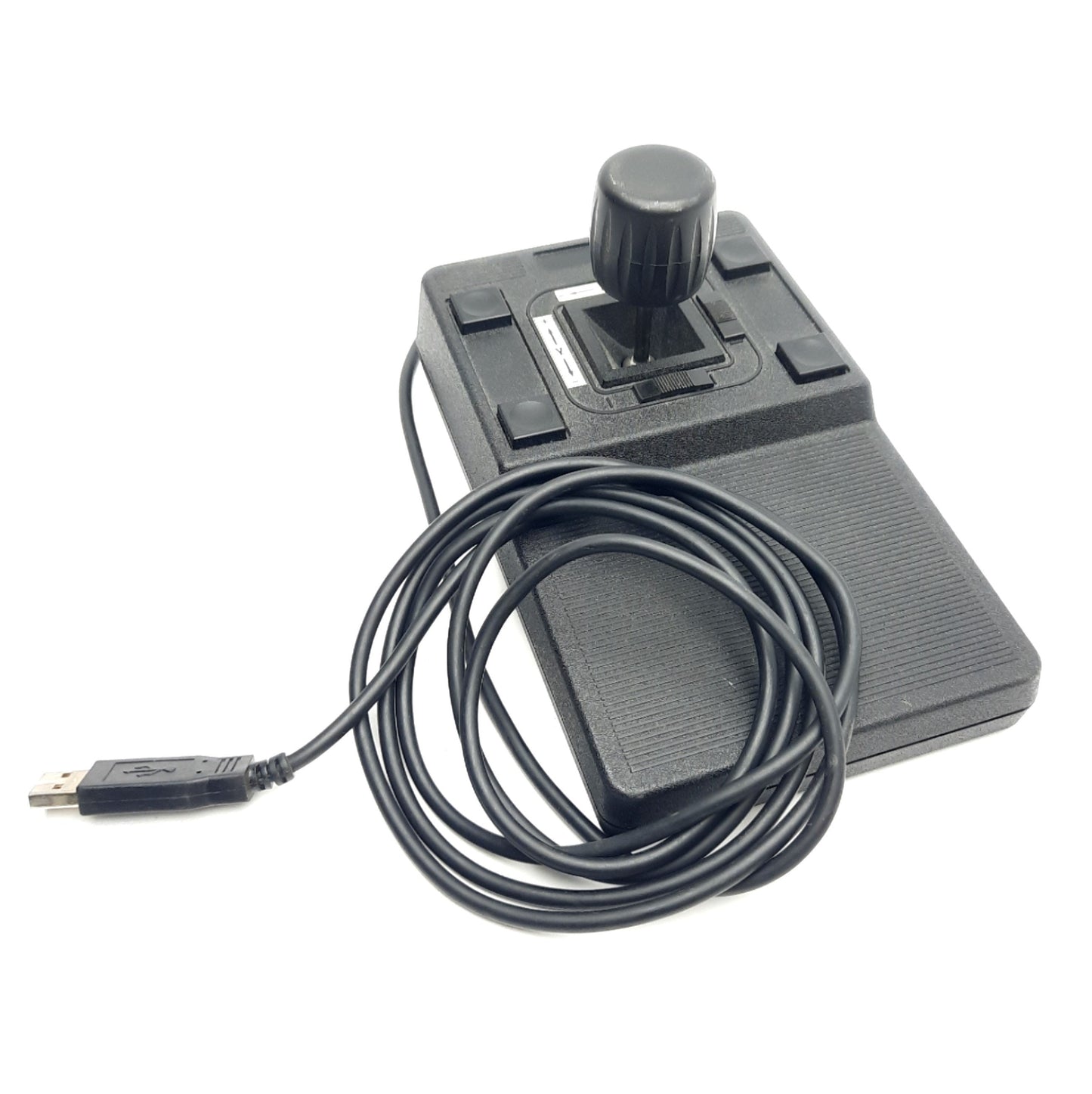 Used Megatron MachIV 421R55SW Joystick, 2-Axis With Rotation, 4-Button, USB-A