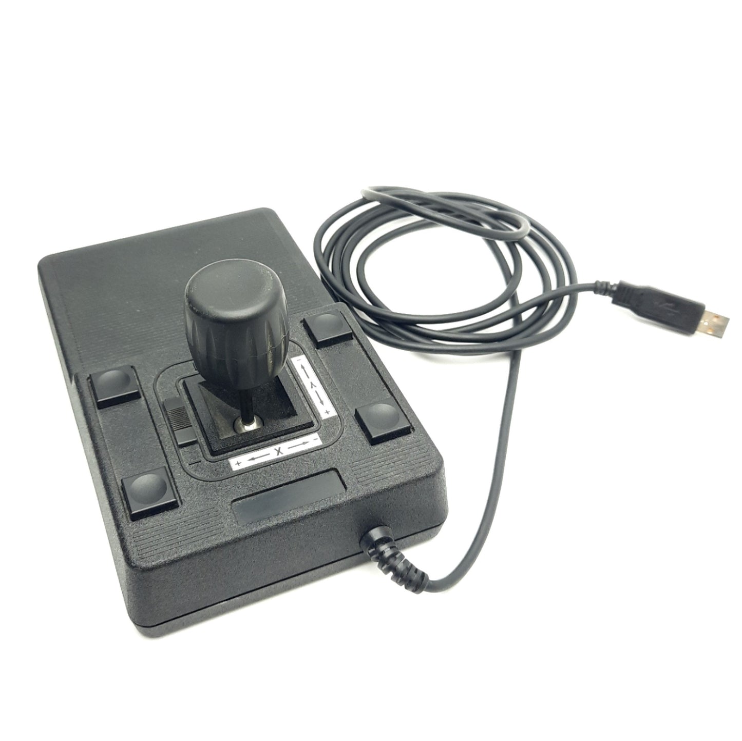 Used Megatron MachIV 421R55SW Joystick, 2-Axis With Rotation, 4-Button, USB-A