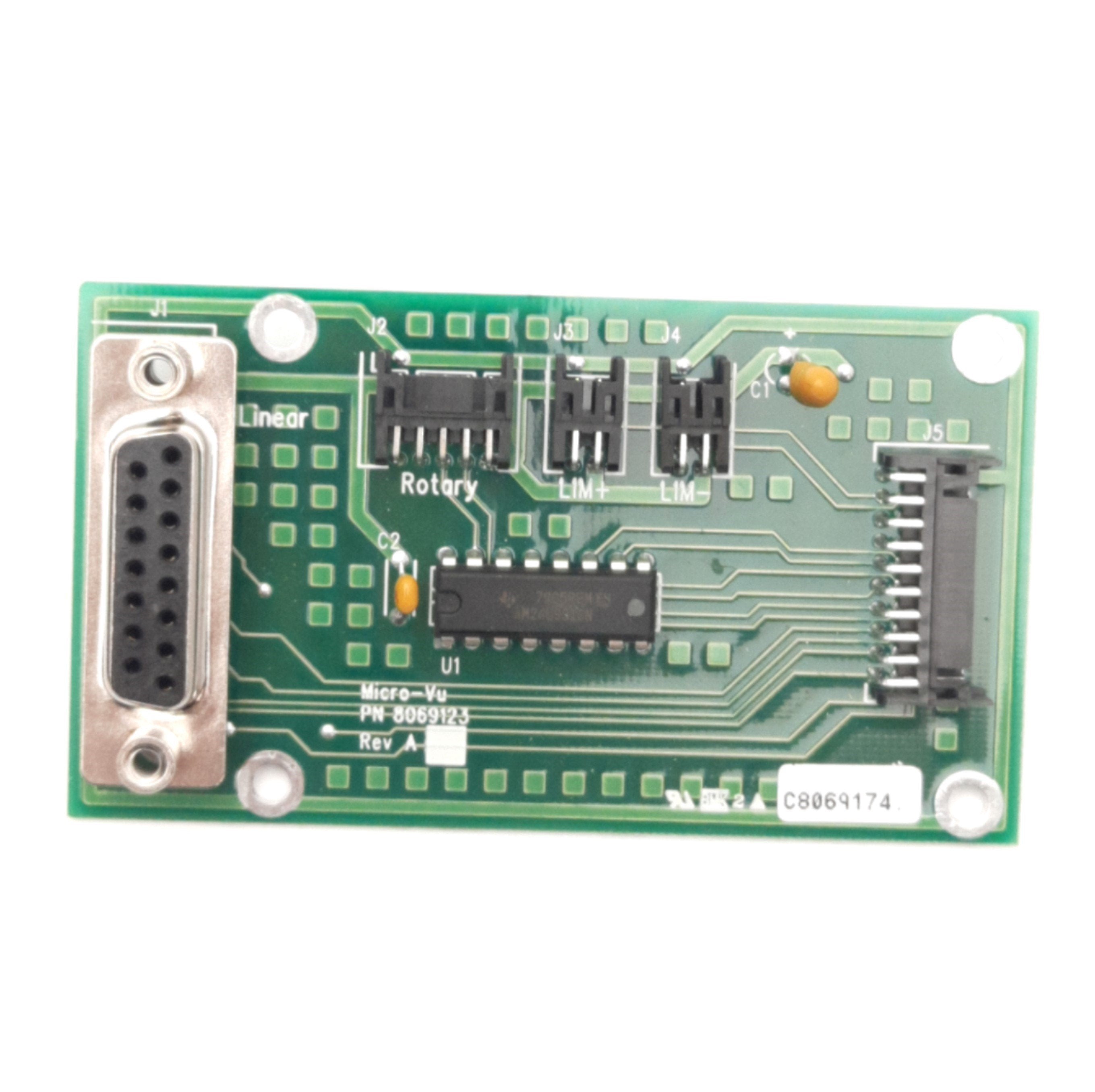 Micro-Vu 8069123 Linear Encoder Control Board For Vertex 400 Series, 9 ...