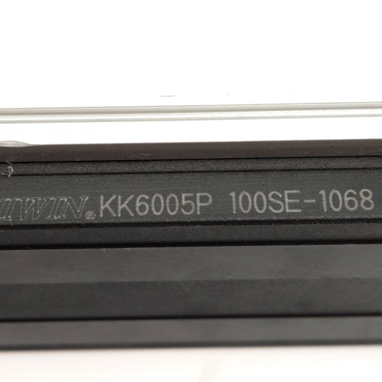Used Hiwin KK6005P-500A1F4 Linear Actuator 5mm Lead 410mm Stroke, 3744N Load, NEMA 23