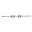Used IKO ML7C2R225N Dual Carriage Linear Slide, 225mm Rail, 23.5x17x8mm Carriages