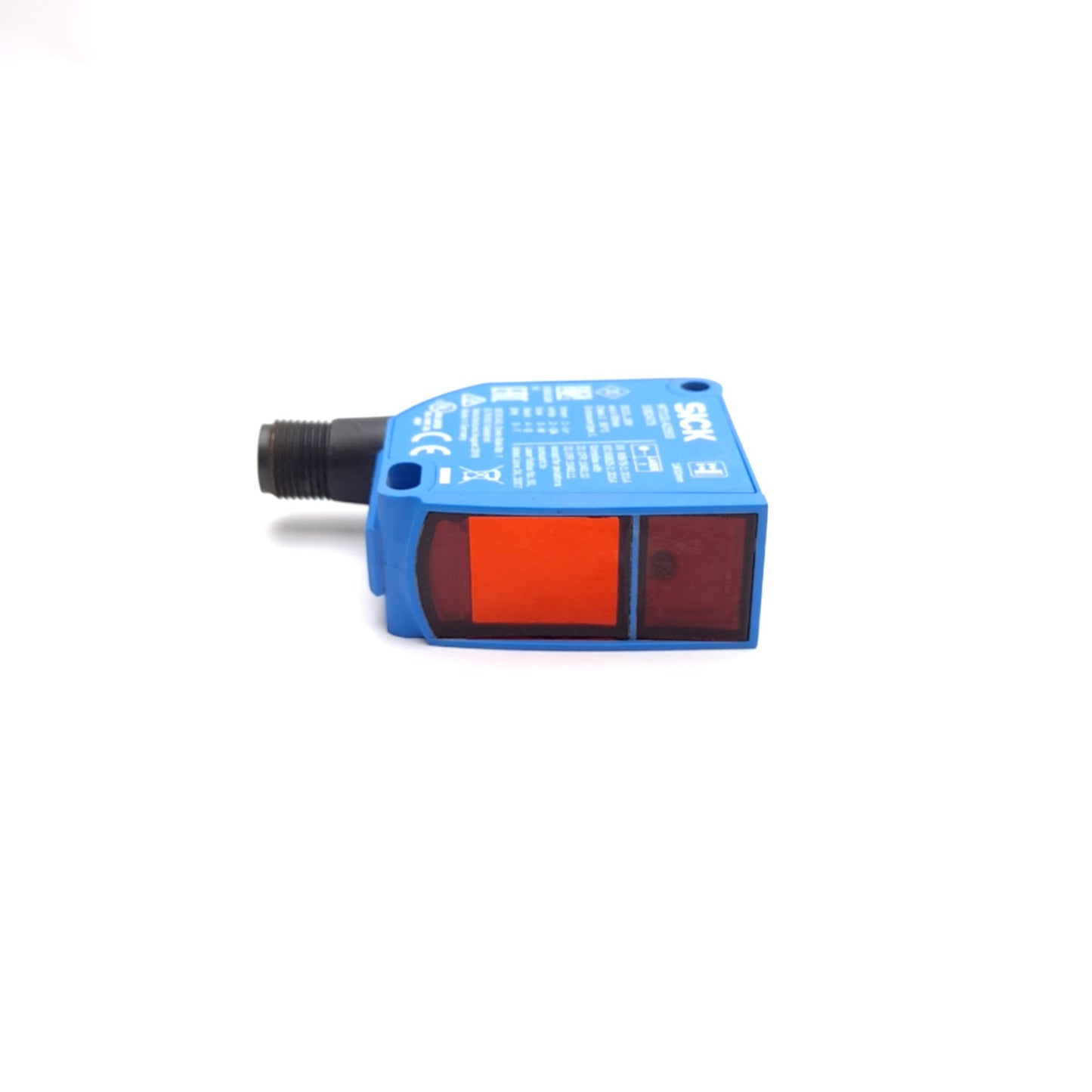 Used SICK WTT12L-A2553 Photoelectric Sensor, 100-1800mm Range, PNP/NPN, *Scratches*