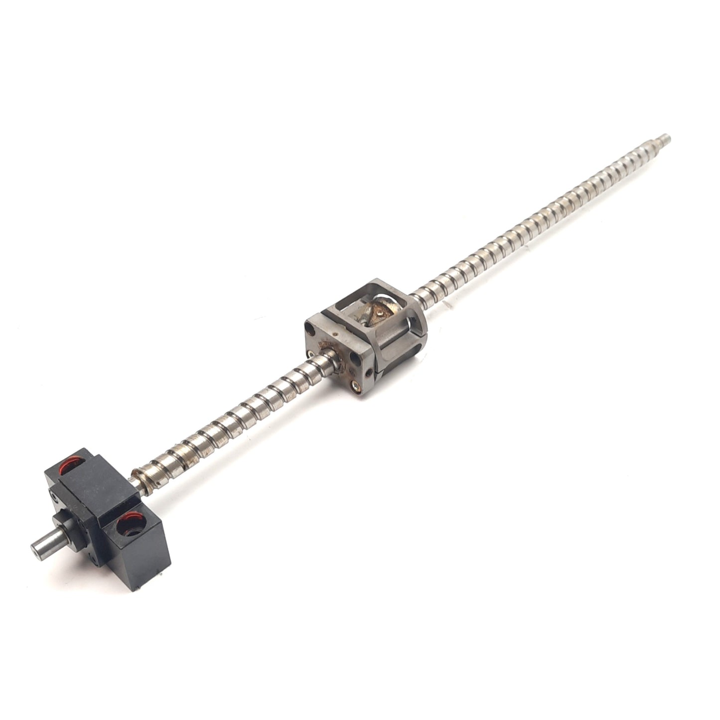 Used NSK W1504FA-3P-C5Z Linear Ball Screw, 400mm Stroke 10mm Lead ø15mm Screw 3000rpm
