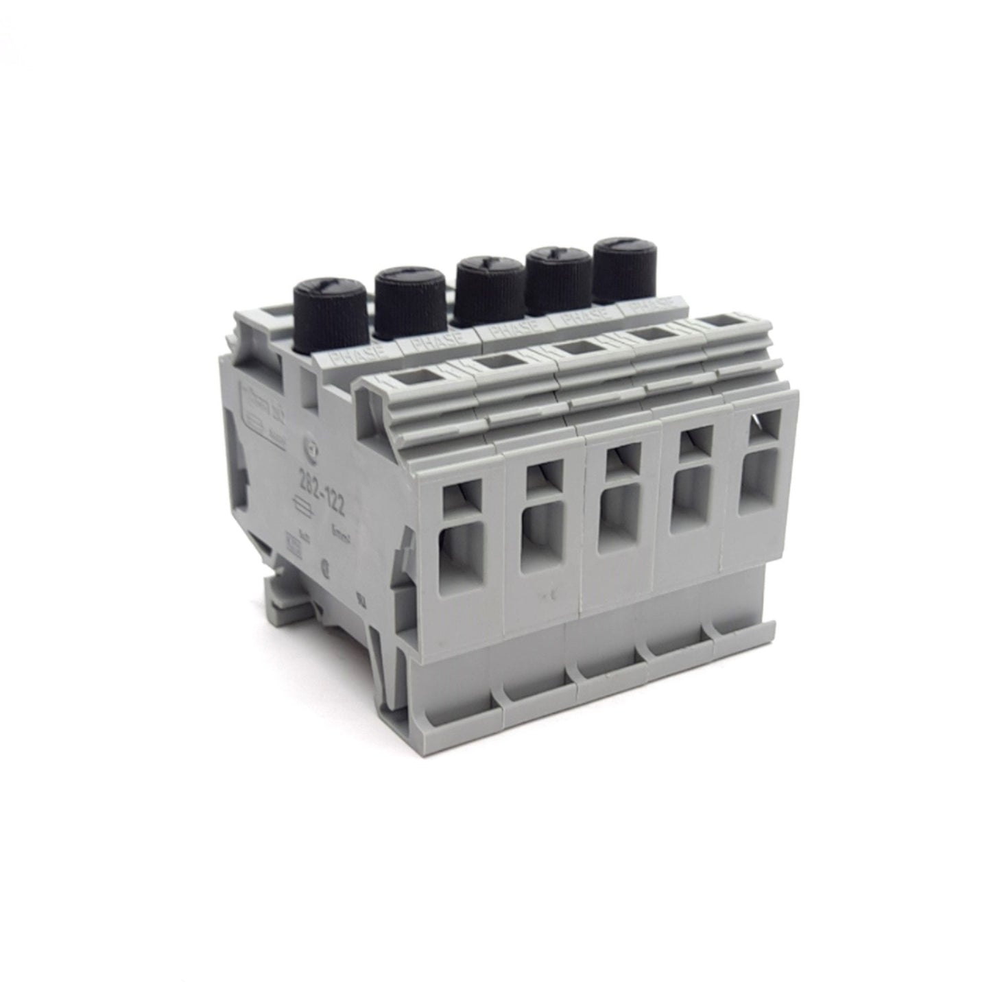 Used Lot of 5 Wago 282-122 Fused Terminal Block 1 Level, 500V, 10A, 24-10-AWG