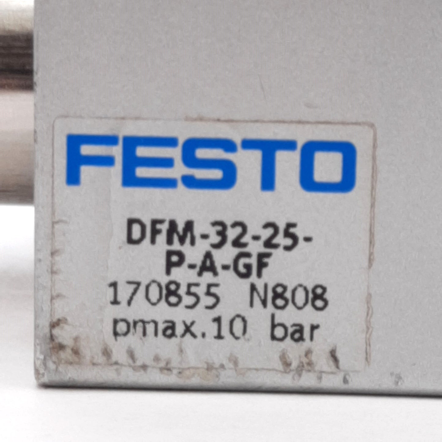Used Festo DFM-32-25-P-A-GF Guided Cylinder, ø32mm Bore, 25mm Stroke, 1.5-10bar, G1/8