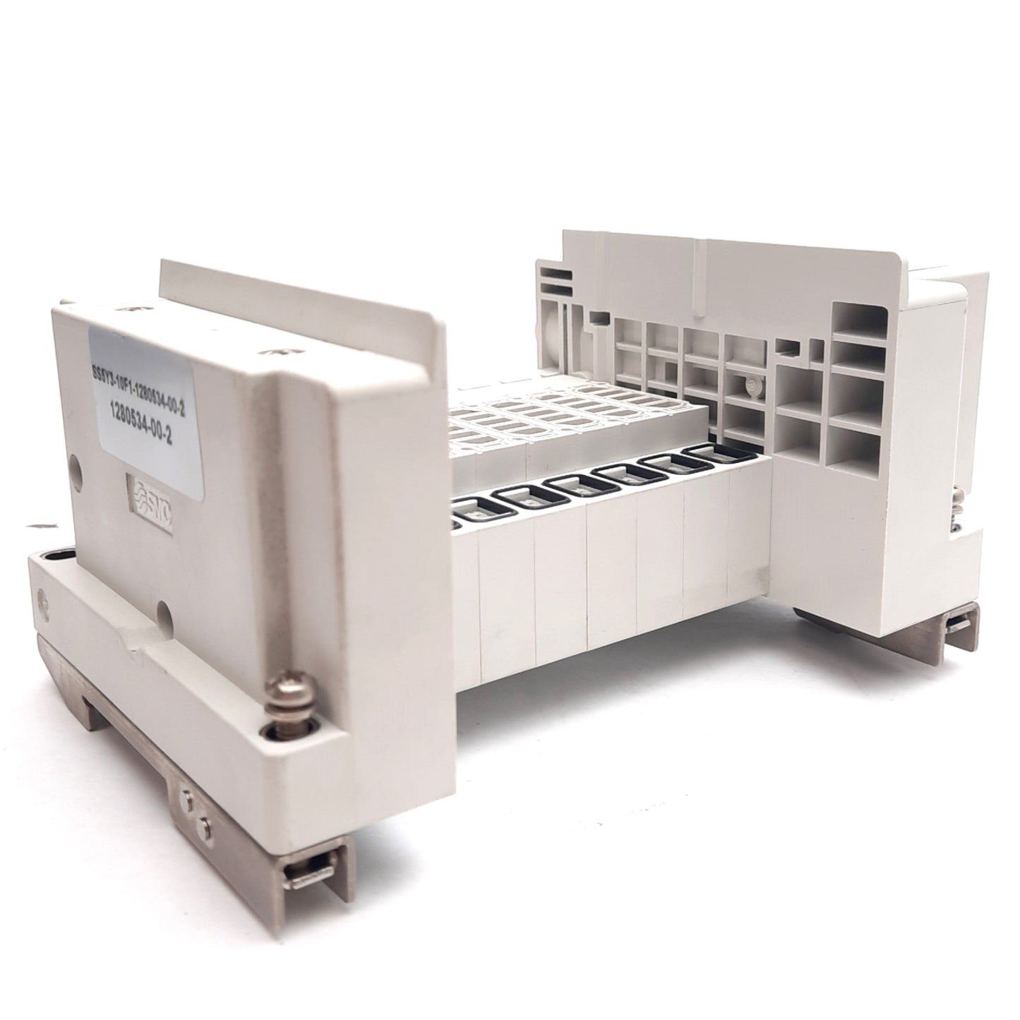 Used SMC SS5Y3-10F2-08B-C4 Pneumatic Manifold, ø4mm One-Touch, 0.7MPa, D-Sub 25-Pin